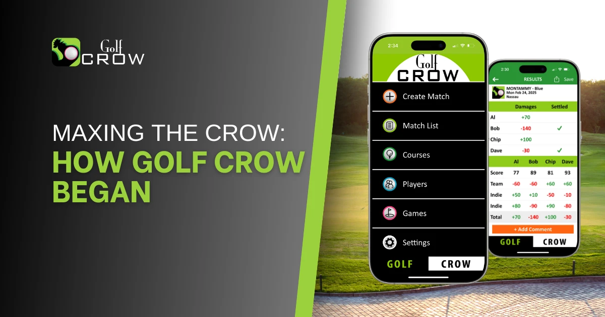Maxing the Crow How Golf Crow Began