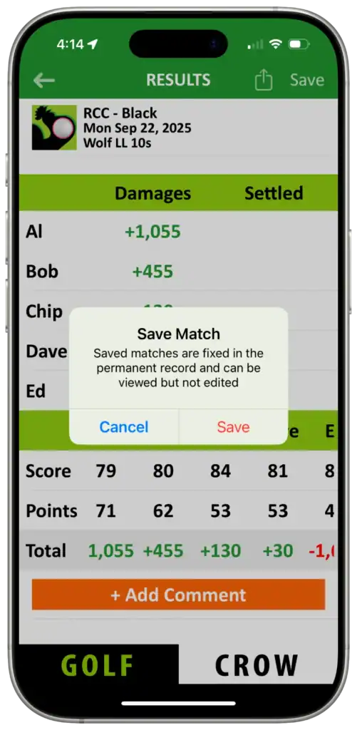 Save Match