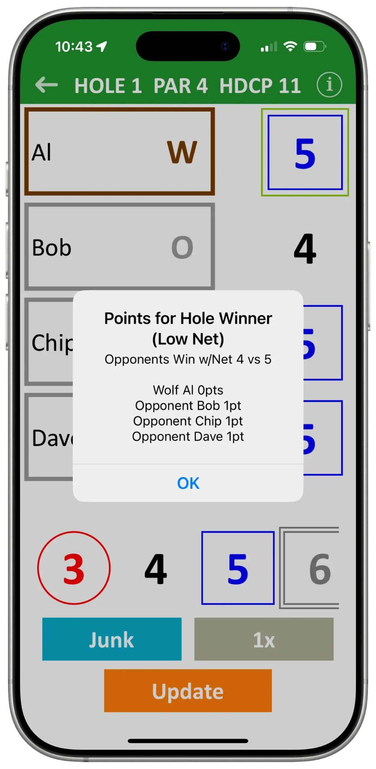 How to Track or Score a Wolf Golf Match 7